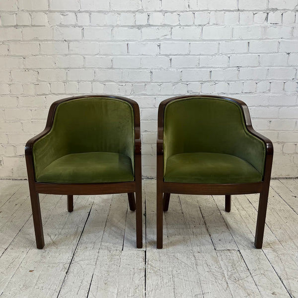 Baker Furniture Green Chairs