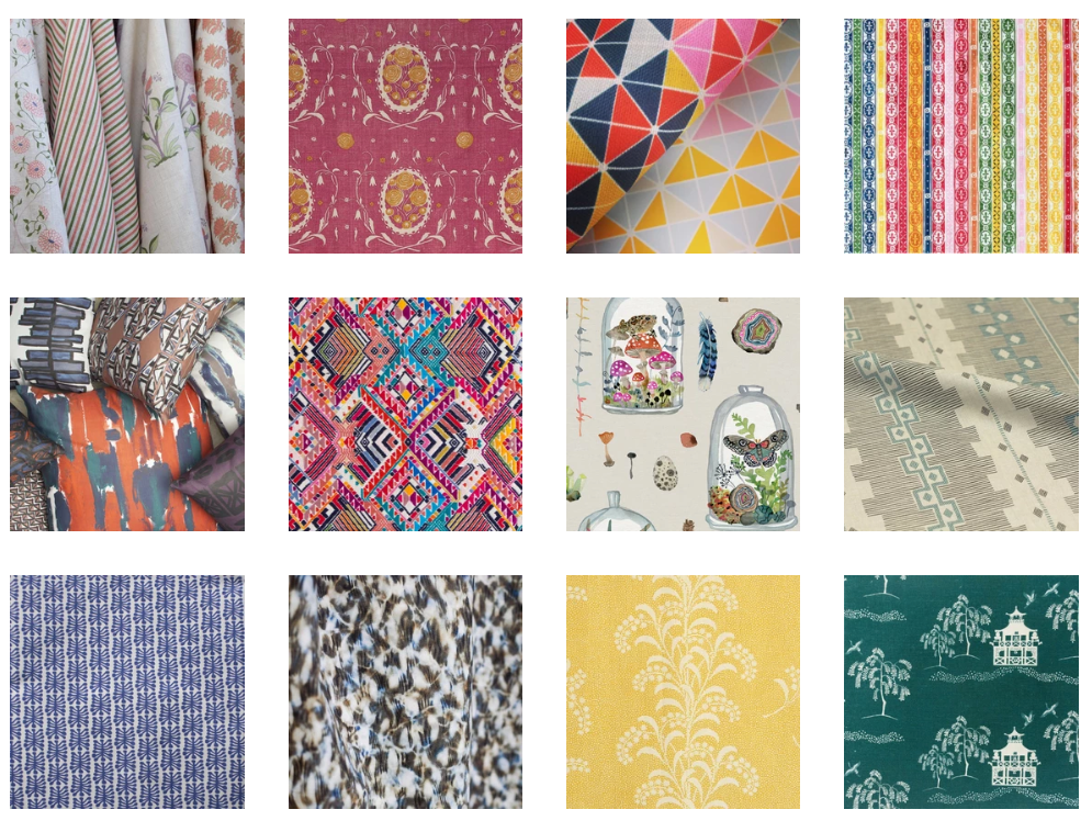 We Carry 50+ Textile Companies and Designers