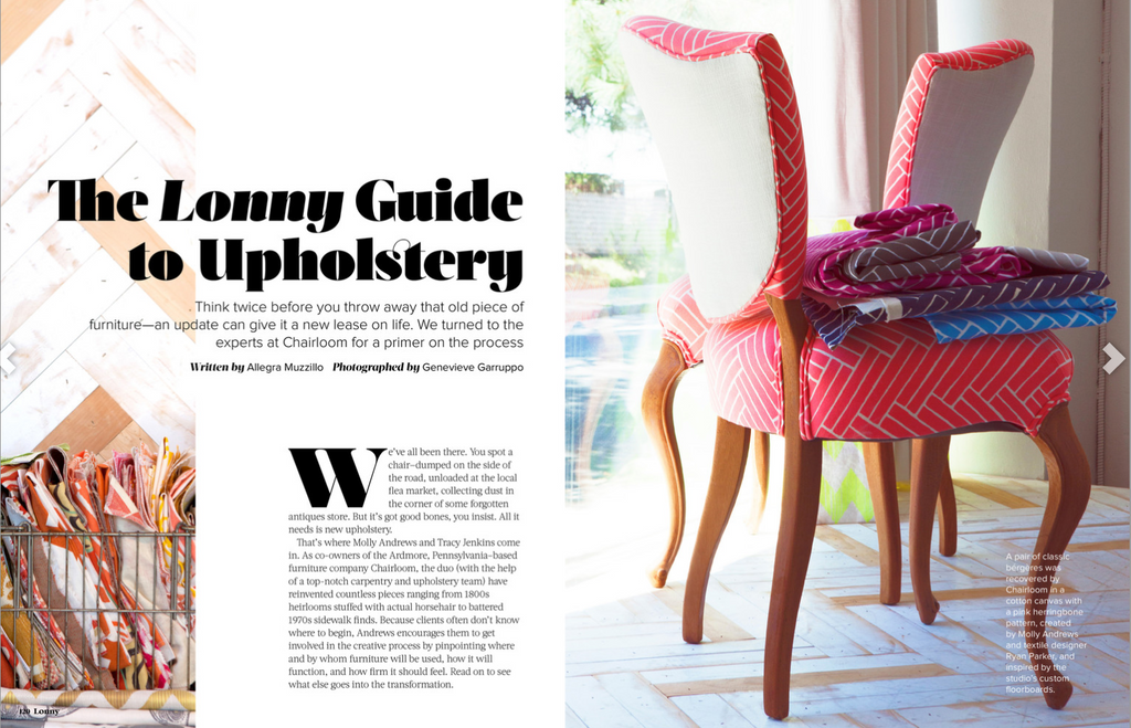 The Lonny Guide to Upholstery | October 2013