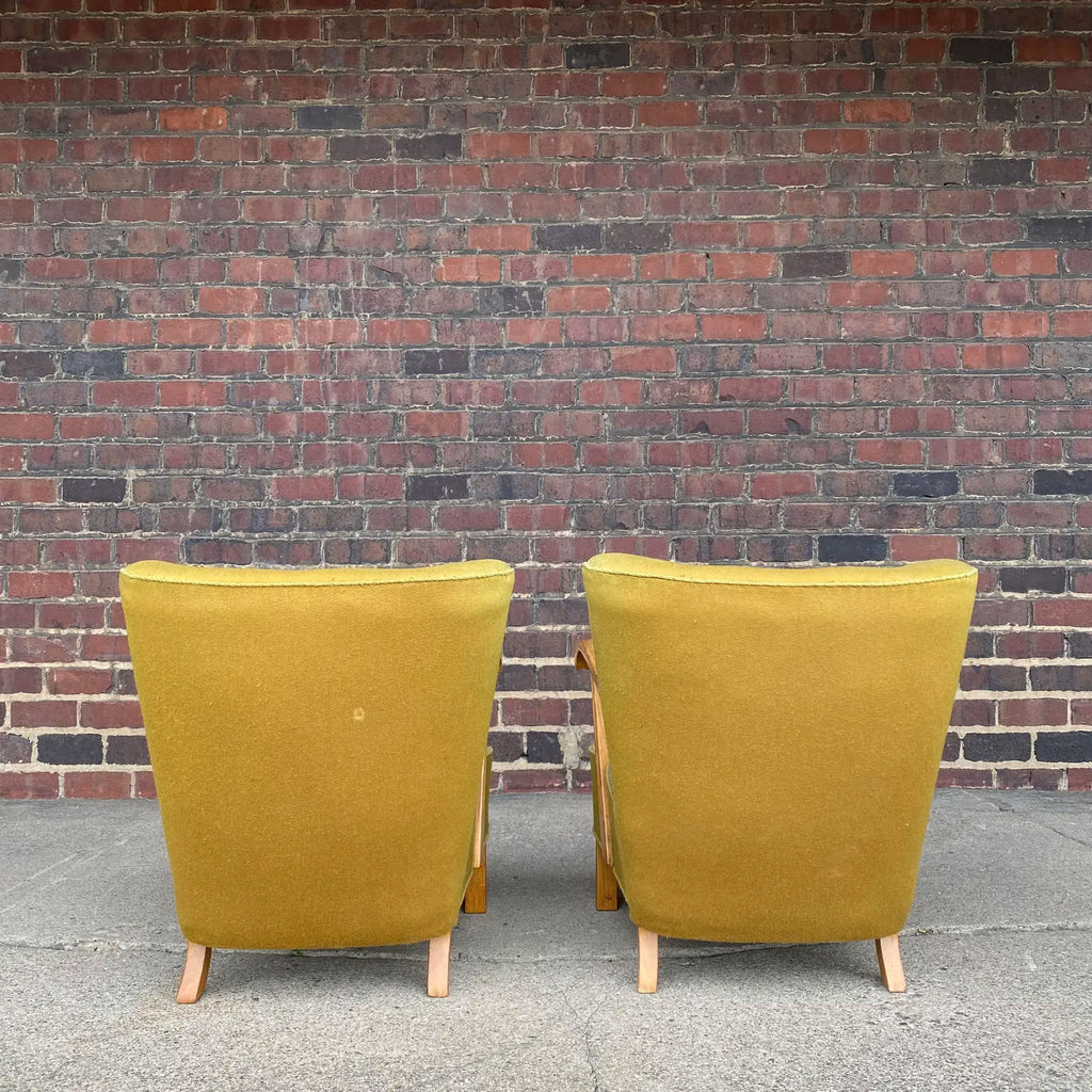 European Art-Deco Armchair Pair