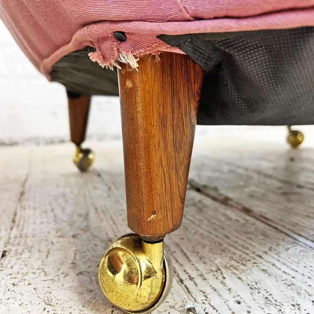 Pair of Drexel Club Chairs on Casters