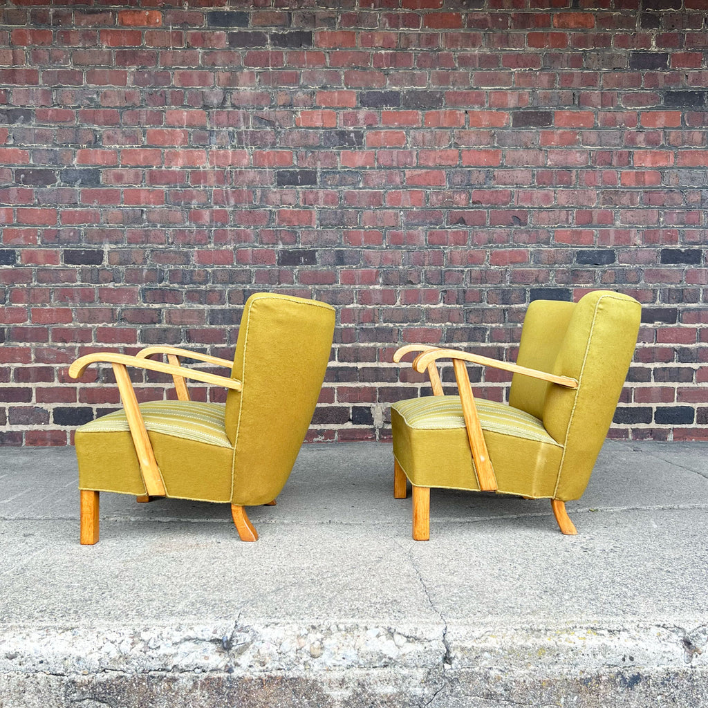 European Art-Deco Armchair Pair