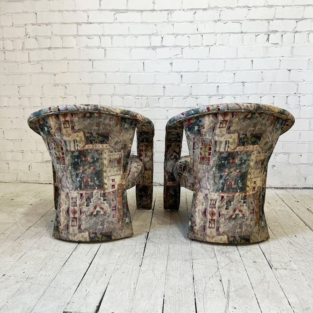 Three-Legged Kagan Style Lounge Pair