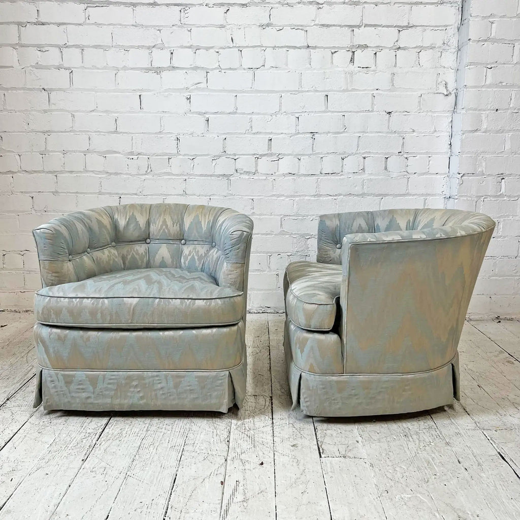 Pair of Drexel Chairs on Casters