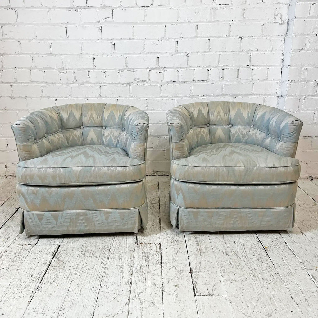 Pair of Drexel Chairs on Casters