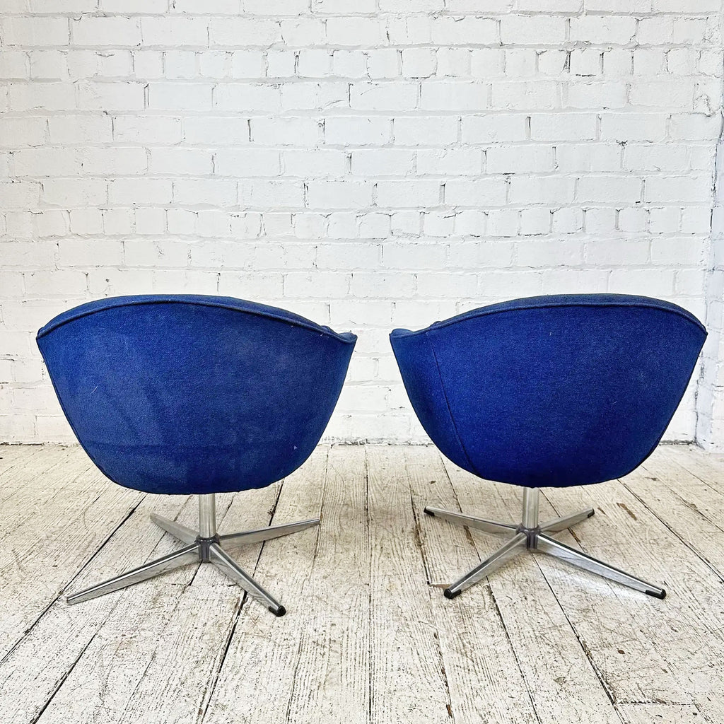 Pair of Overman Swivel Chairs