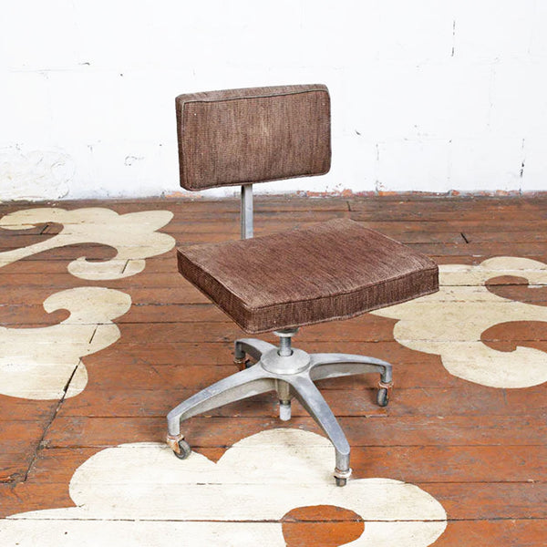 Vintage Desk Chair On Casters