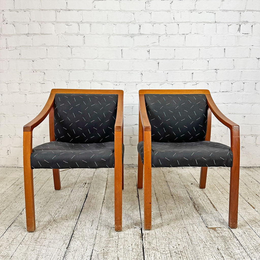 Pair of Harvey Probber Style Armchairs