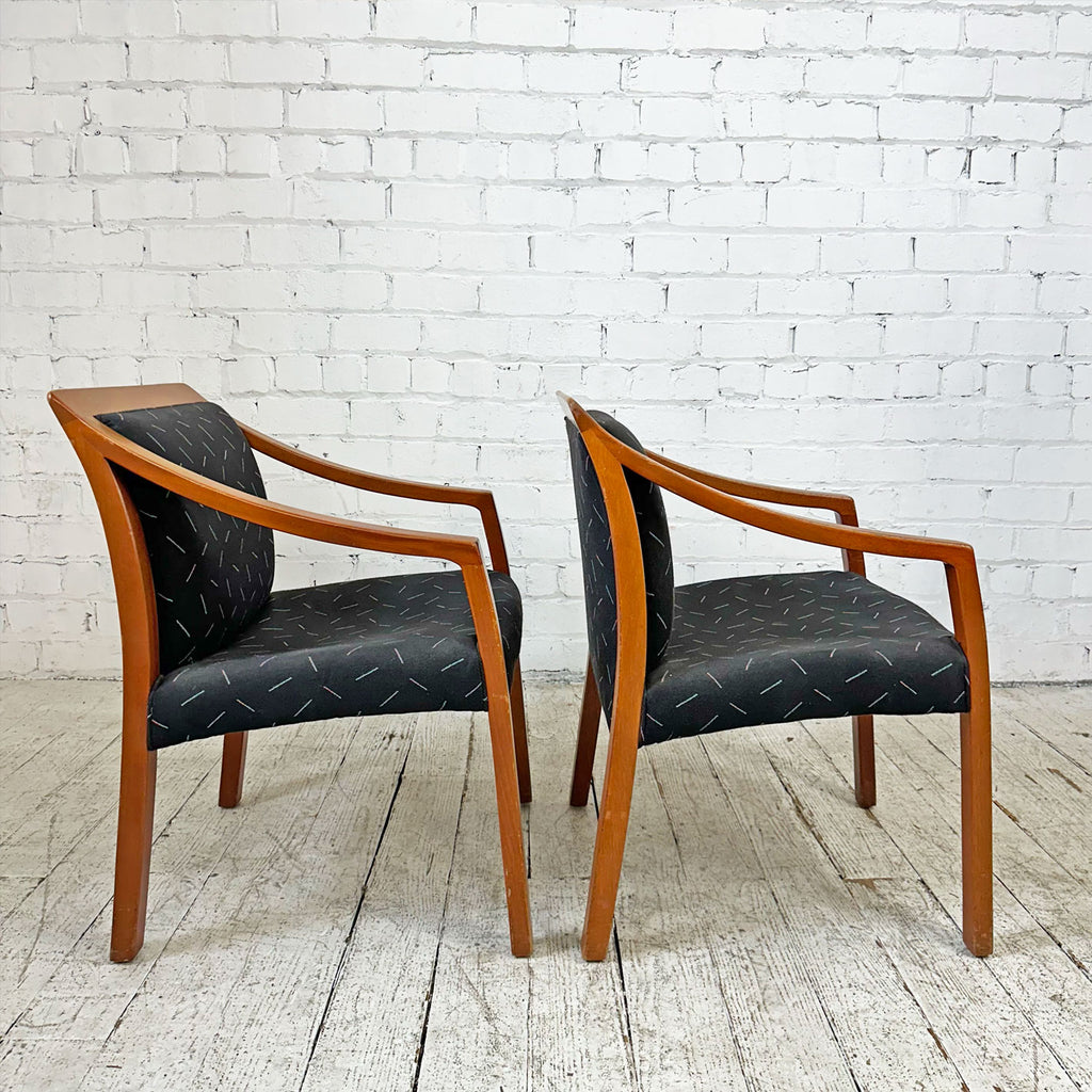 Pair of Harvey Probber Style Armchairs