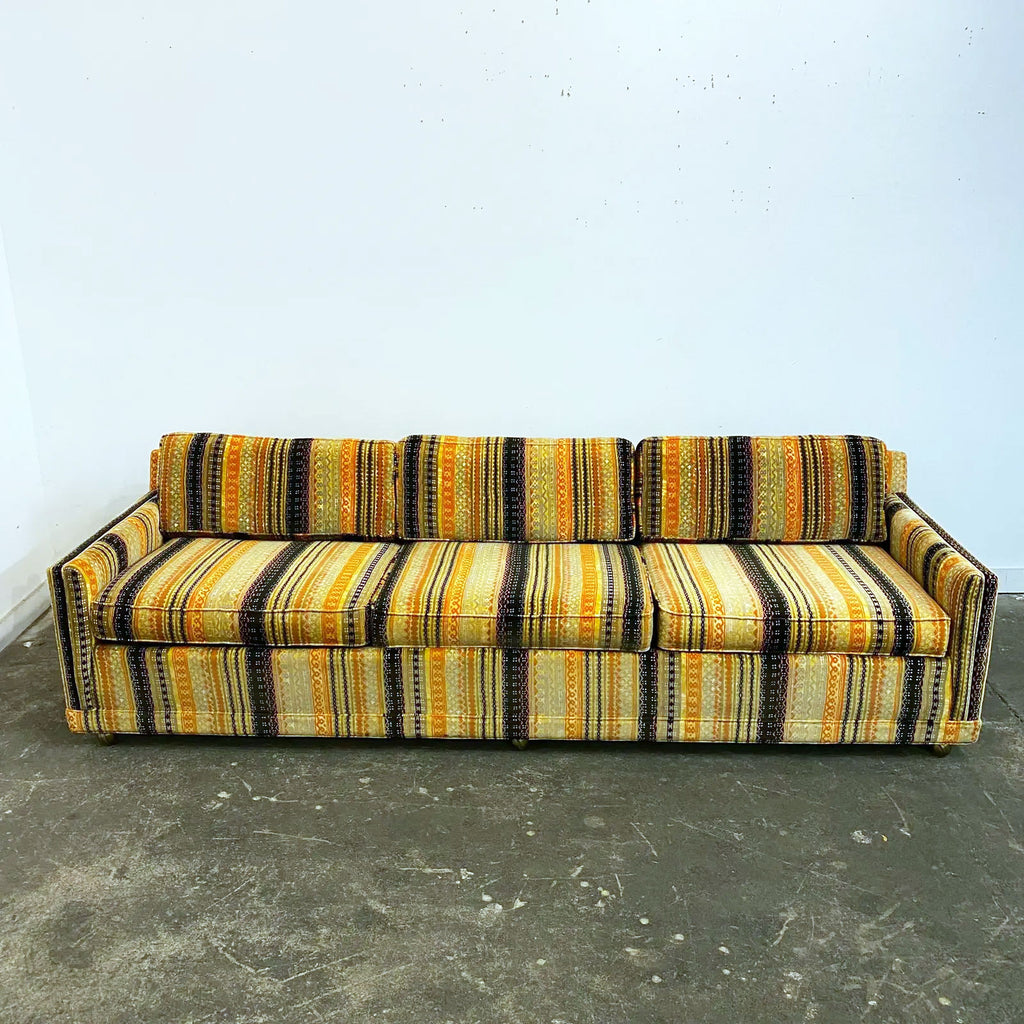 96.5" Milo Baughman Style Sofa