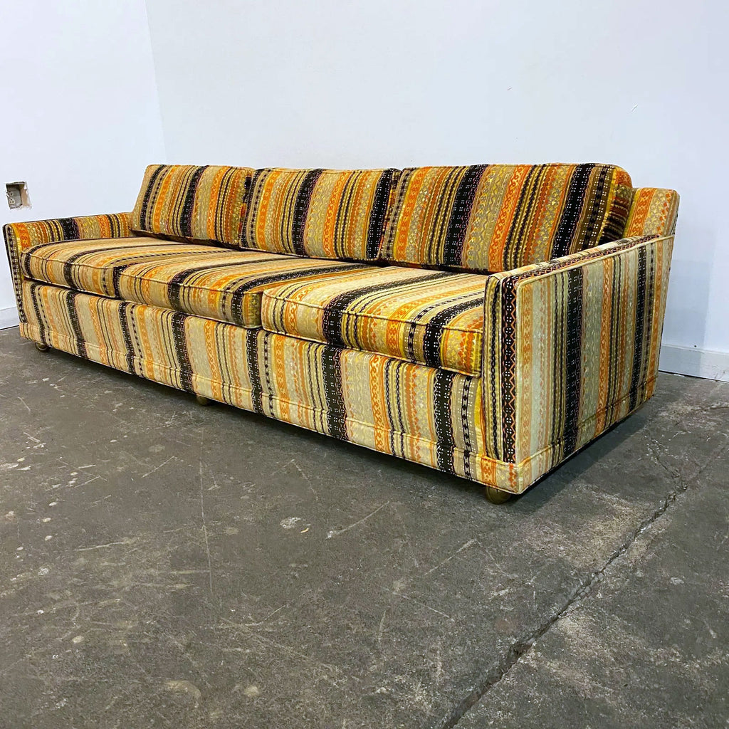 96.5" Milo Baughman Style Sofa