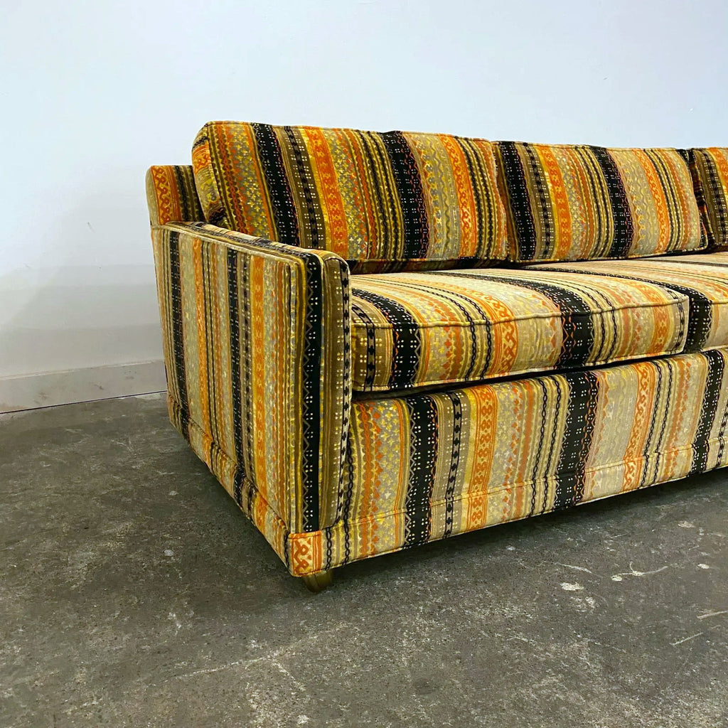 96.5" Milo Baughman Style Sofa