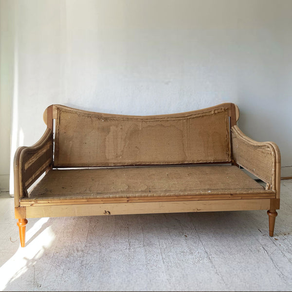 67" Antique Scrolling Sofa Frame