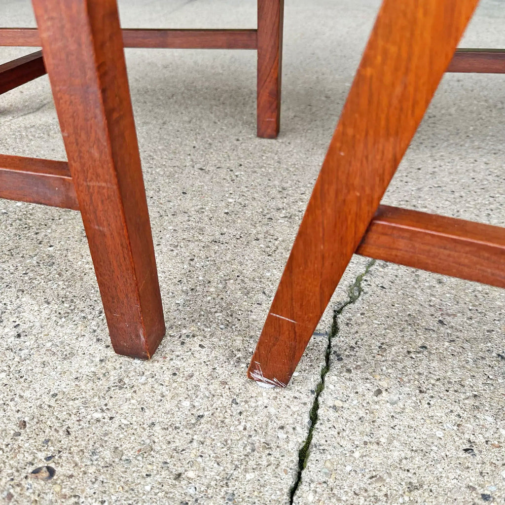 Eight Tall Backed Dining Chairs