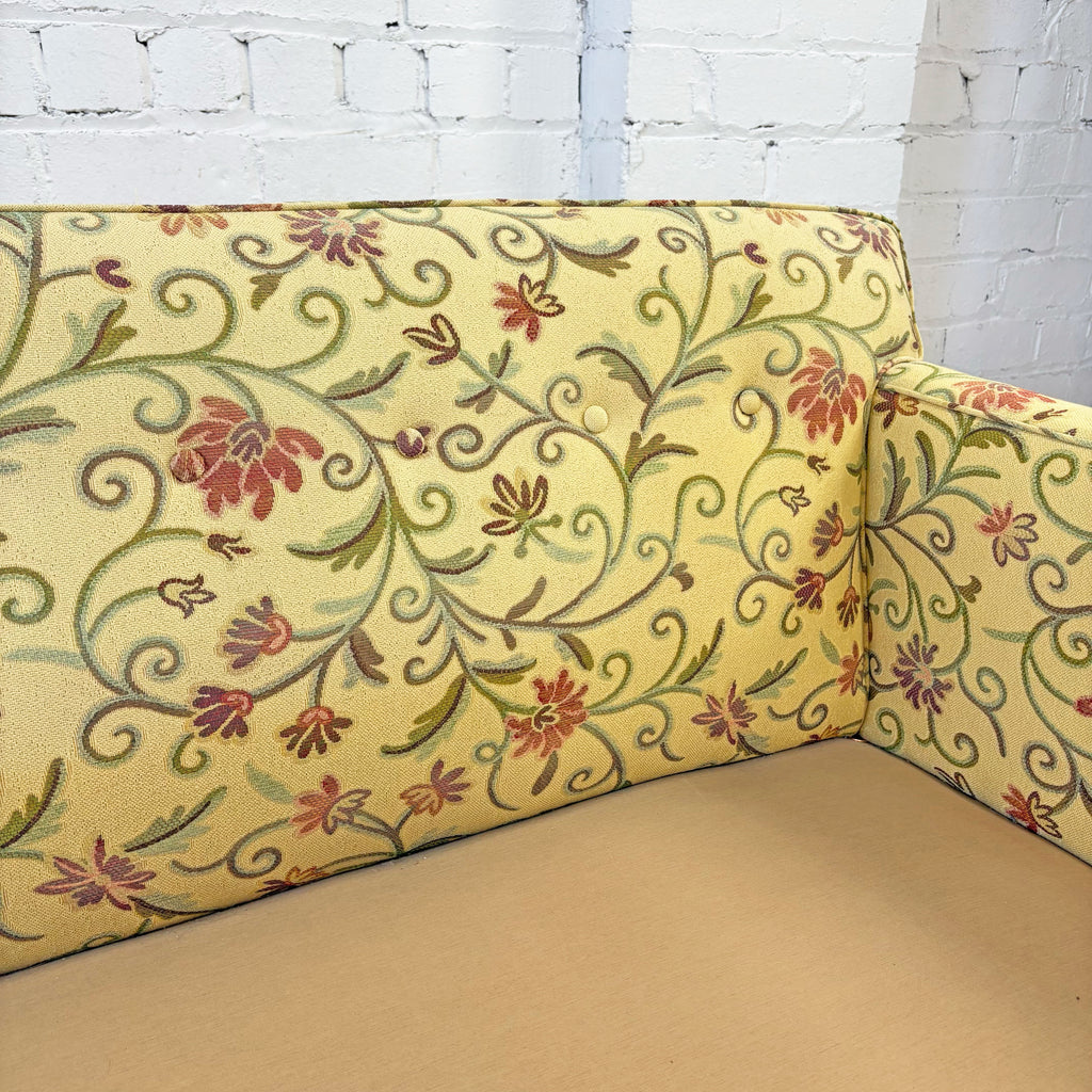 91" Dunbar Bracket Back Sofa