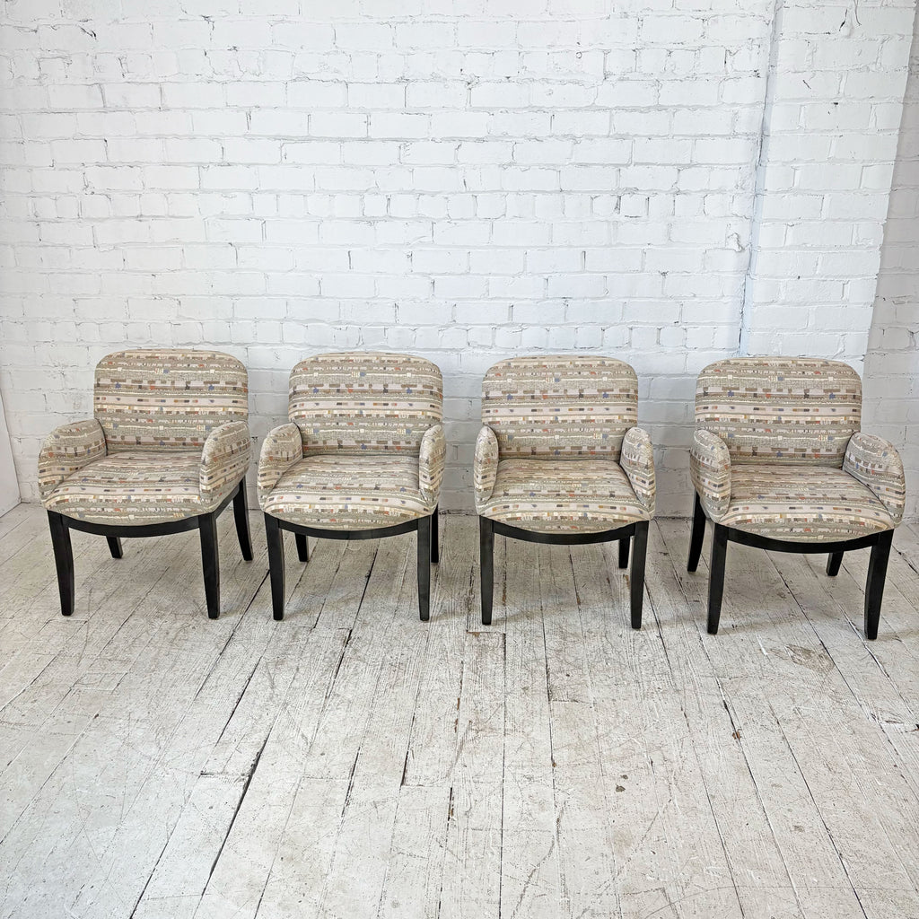 Four Milo Baughman Dining Chairs