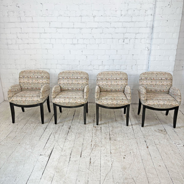 Four Milo Baughman Dining Chairs