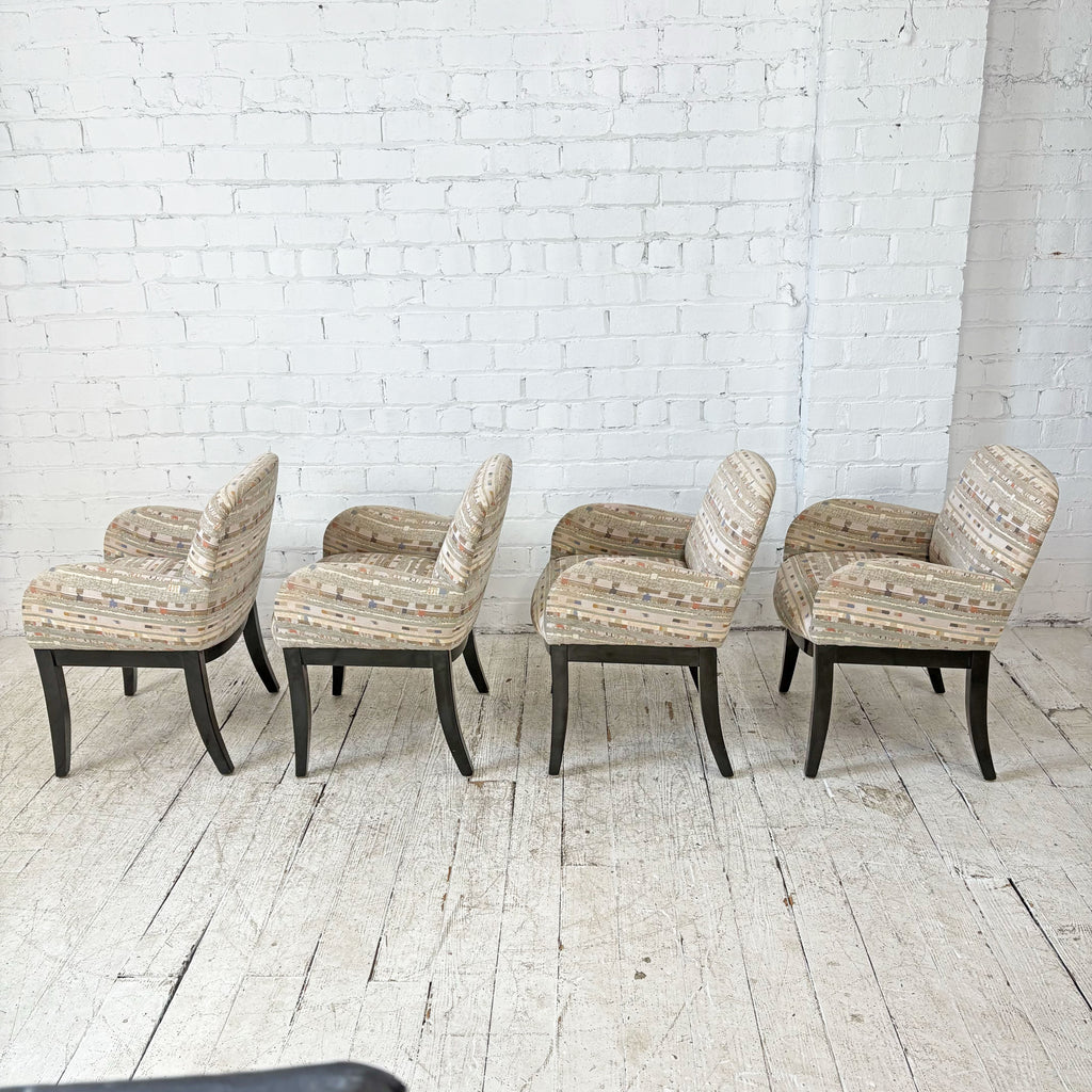Four Milo Baughman Dining Chairs