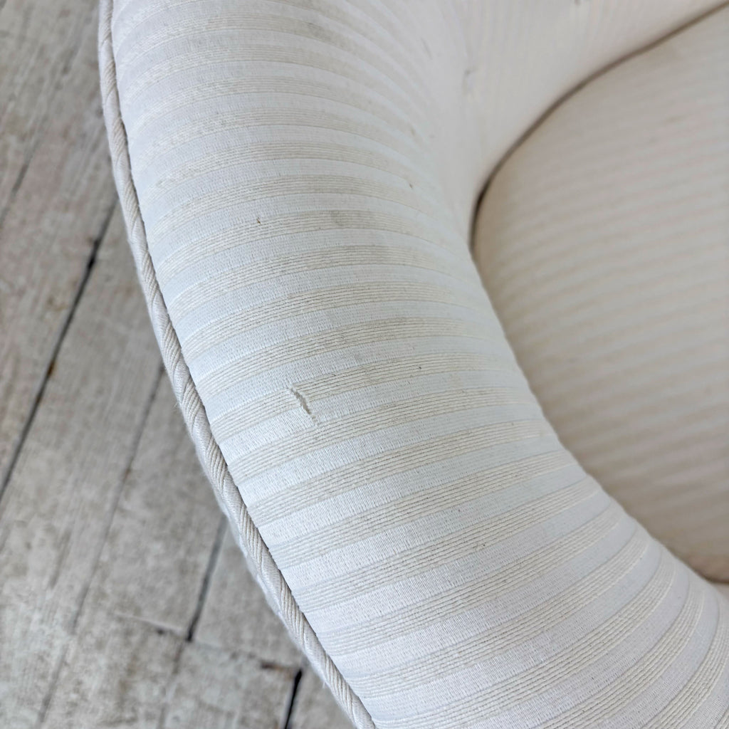 Milo Baughman Swivel Rocker on Round Base