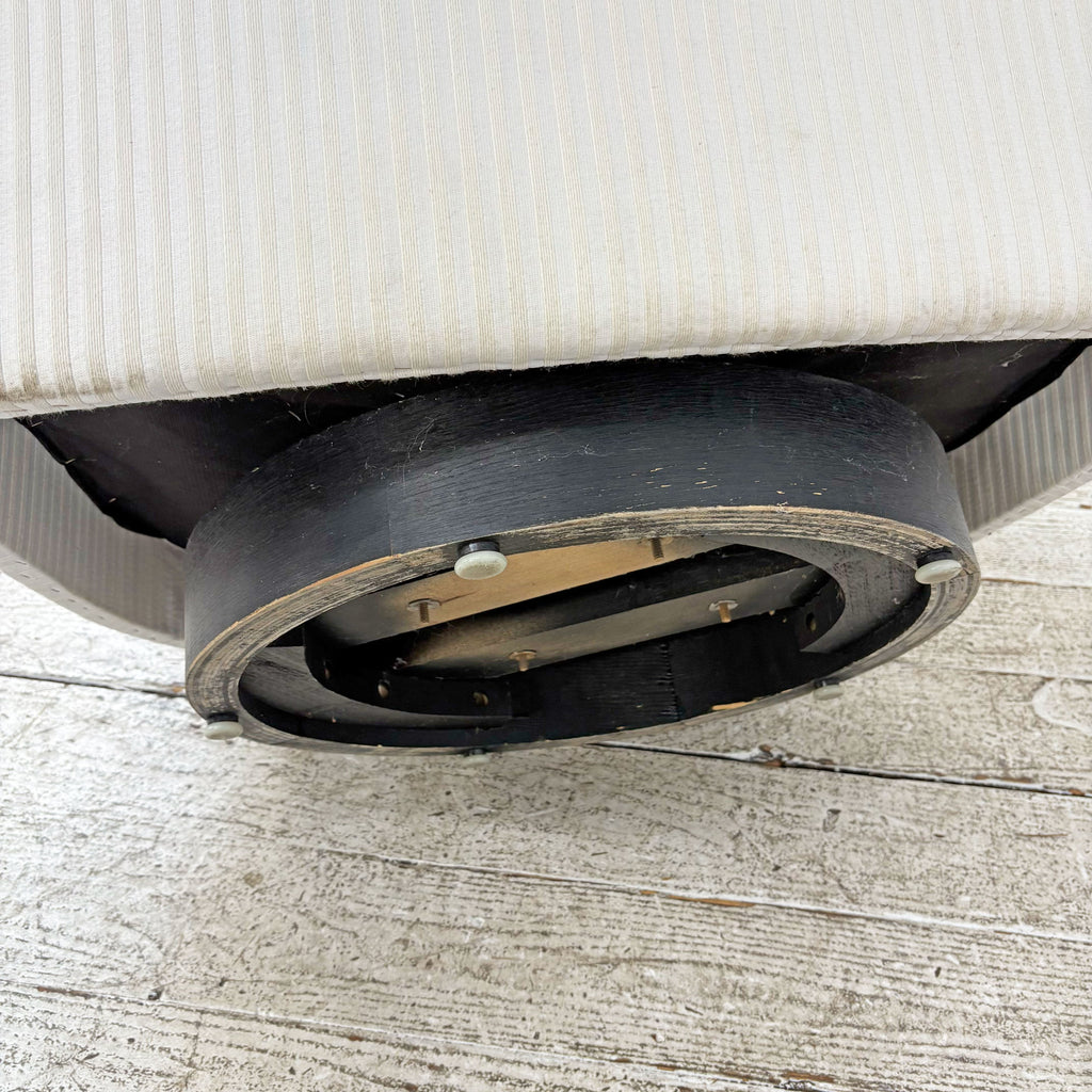 Milo Baughman Swivel Rocker on Round Base