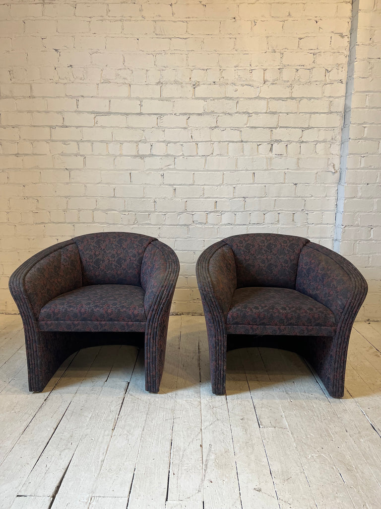 Pair of 80s Deco Chairs