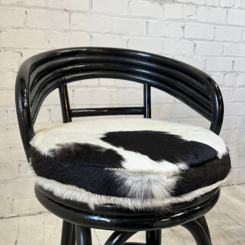 Cowhide barstools (Four)