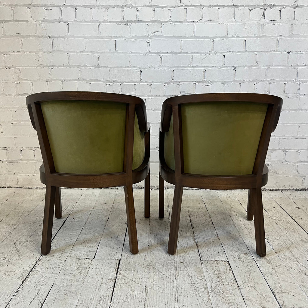 Baker Furniture Green Chairs