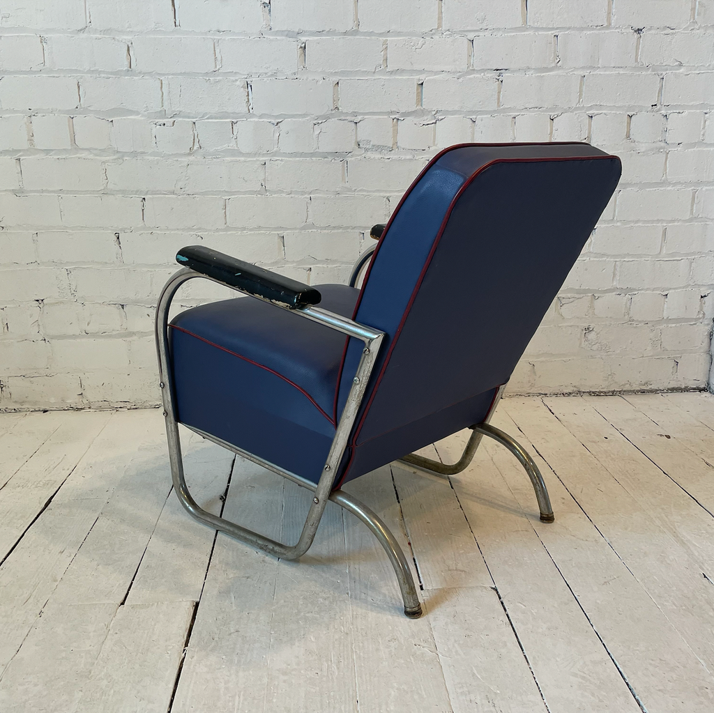 Art Deco Chrome Chair